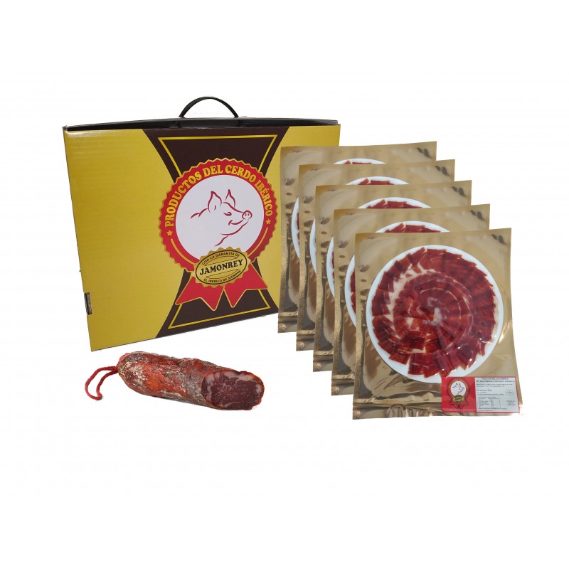 Lote Paleta de Bellota Ibérica 50% raza ibérica y Lomito de Bellota ibérico JamonRey