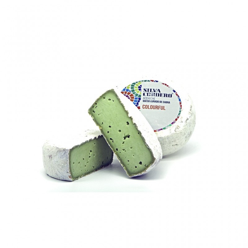 Queso de Cabra con Spirulina y Cártamo