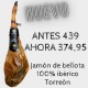 Jamón de bellota 100% Ibérico Torreón