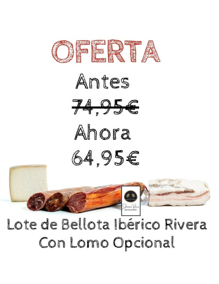 Lote queso zamorano y embutidos ibéricos