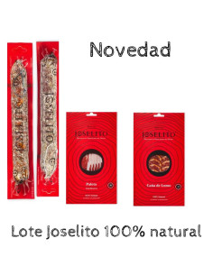 Lote gourment embutidos Joselito lomo chorizo y salchichón
