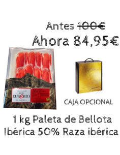 Oferta Paleta de Bellota Ibérica 50% Raza Ibérica cortada