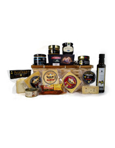 Cesta de navidad Oro Montequesos