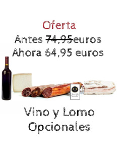 Lote queso zamorano y embutidos ibéricos