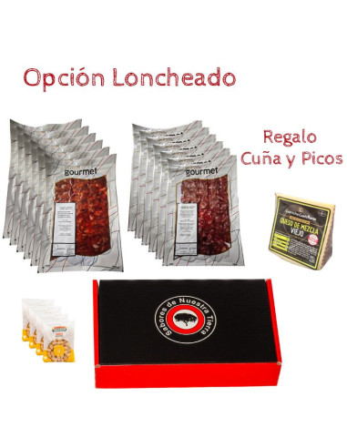 Lote Ibérico Low Cost con chorizo y salchichón Ibérico de bellota y queso en oferta
