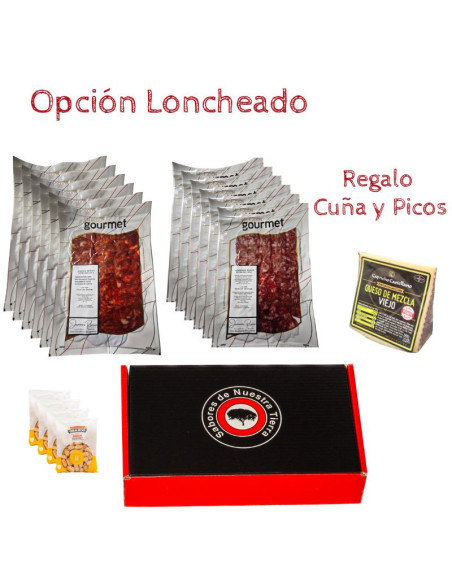 Lote Ibérico Low Cost con chorizo y salchichón Ibérico de bellota y queso en oferta