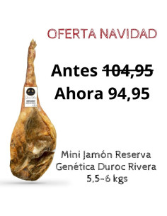 Mini Jamón Duroc Reserva Rivera Oferta Black Friday