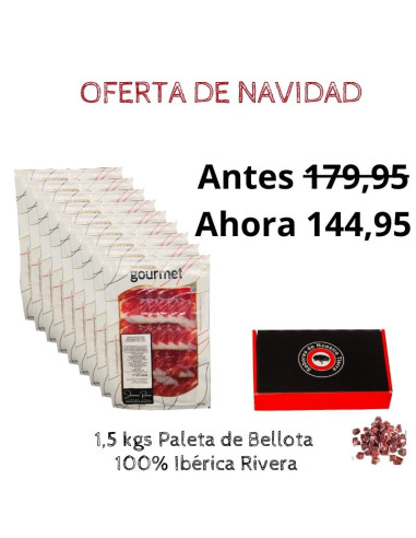 Paleta de Bellota 100% Ibérica loncheada Rivera Oferta
