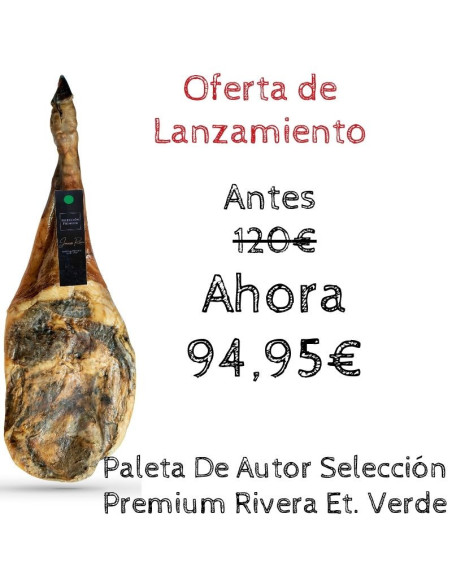 Paletilla Etiqueta Verde Selección Premium Salamanca barato.