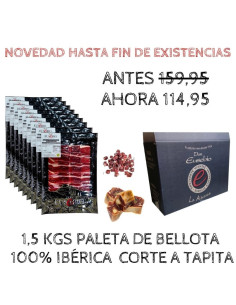 Paleta de Bellota 100% ibérica Salamanca Loncheada a tapita Oferta