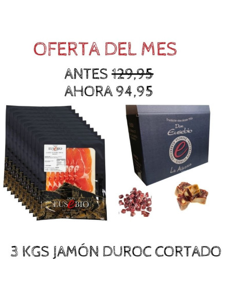 Jamón Duroc Reserva Don Eusebio Loncheado Gratis Oferta