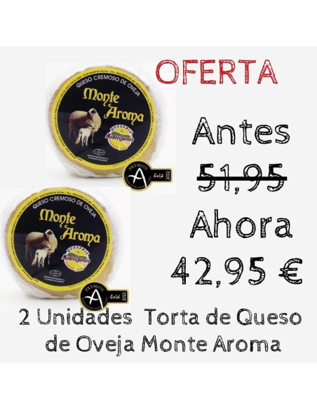 Torta de Oveja MonteAroma de Montequesos - Black Friday