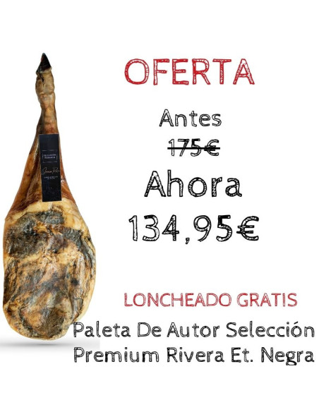 Paletilla Etiqueta Negra Selección Premium Salamanca barato.