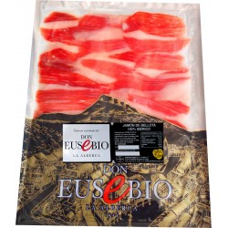 1kg  Jamón  de Bellota 100% Ibérico Eusebio Cortado a cuchillo 2