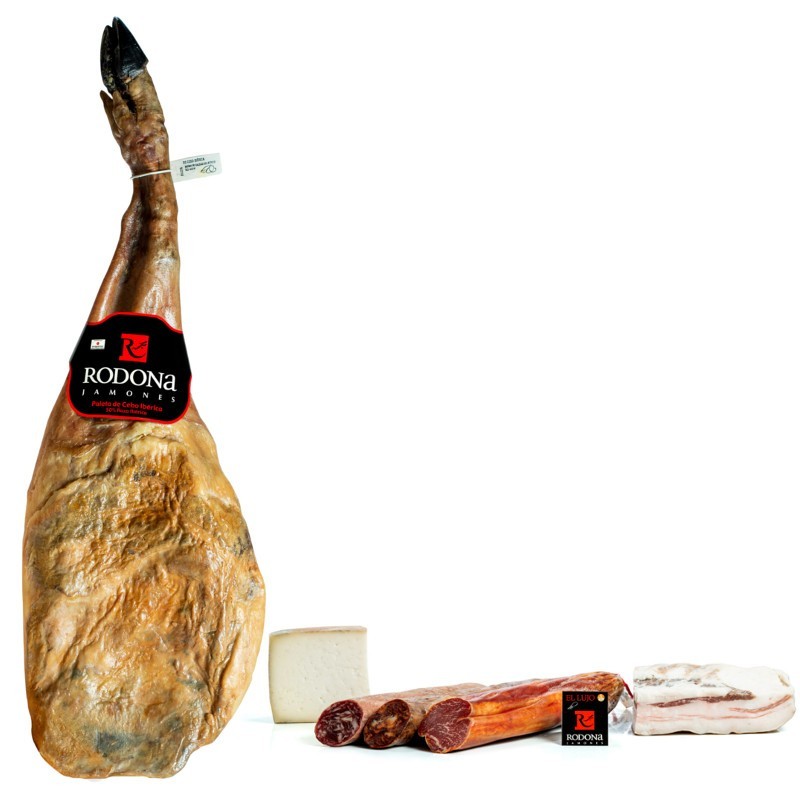 Lote Ibérico Paleta Cebo y embutidos Sierra Nevada
